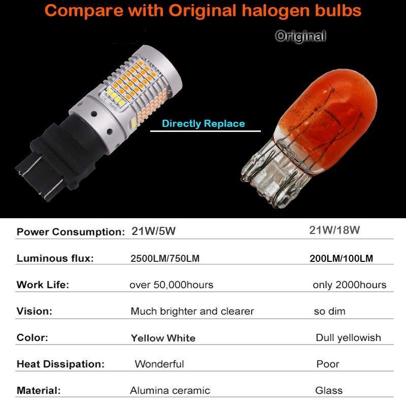 products/575/p27-7w led sijalice ya migavac dual color.jpg - LED SIJALICE P27-7W 3157 (DUAL COLOR) - CANBUS - Xenon Svetla Beograd